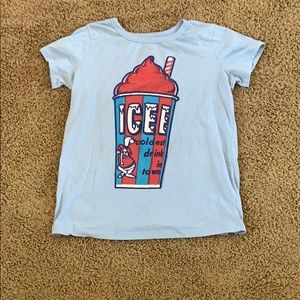 A kids short sleeve shirt